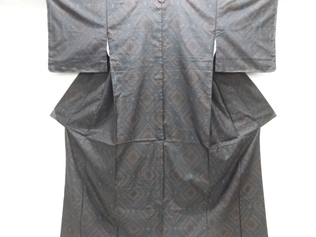 JAPANESE KIMONO / UNUSED DORO OSHIMA TSUMUGI